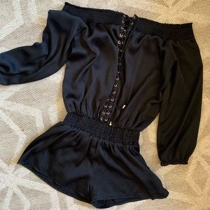 Off the shoulder romper